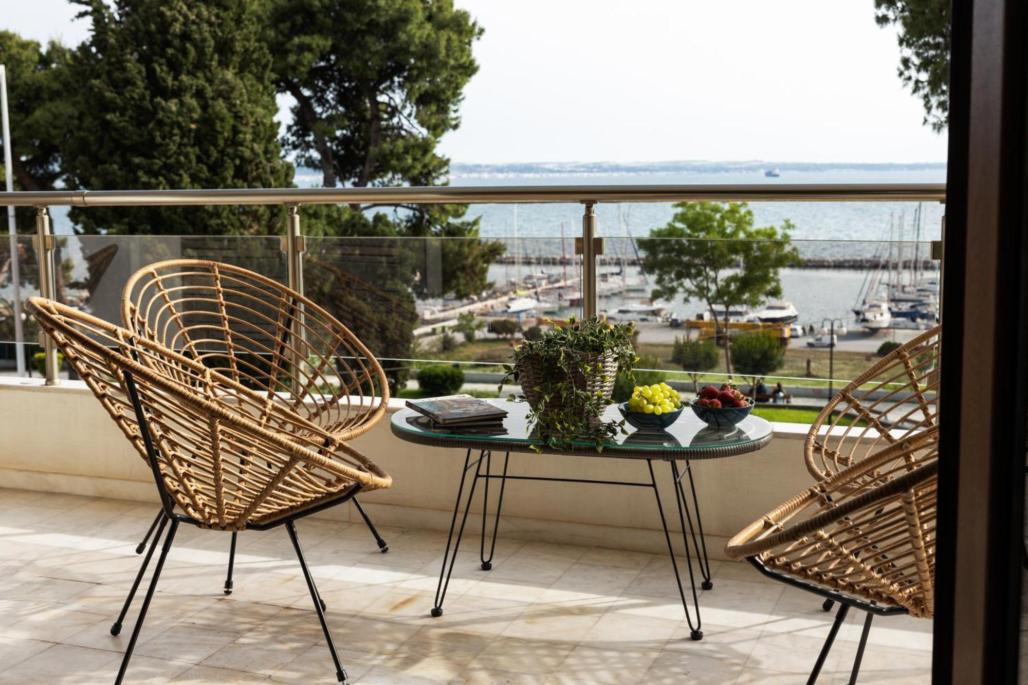 Champagne Sea View Apartment By Binobi! Thessaloniki Exterior foto
